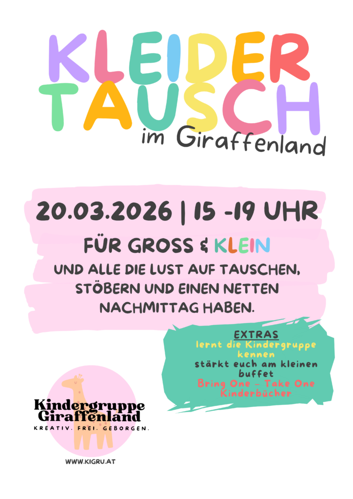 kleidertausch im giraffenland