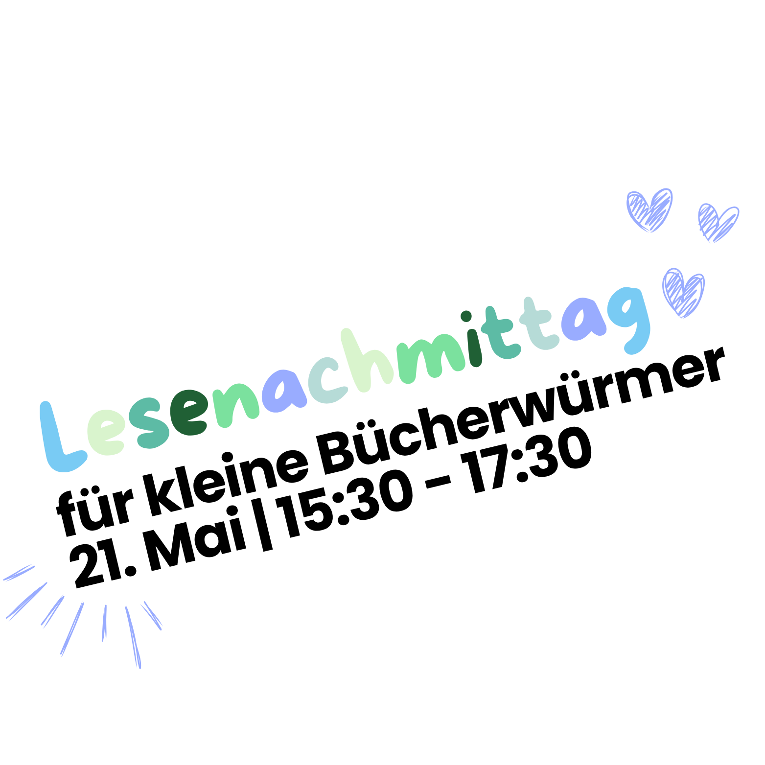 Lesenachmittag – Jetzt anmelden